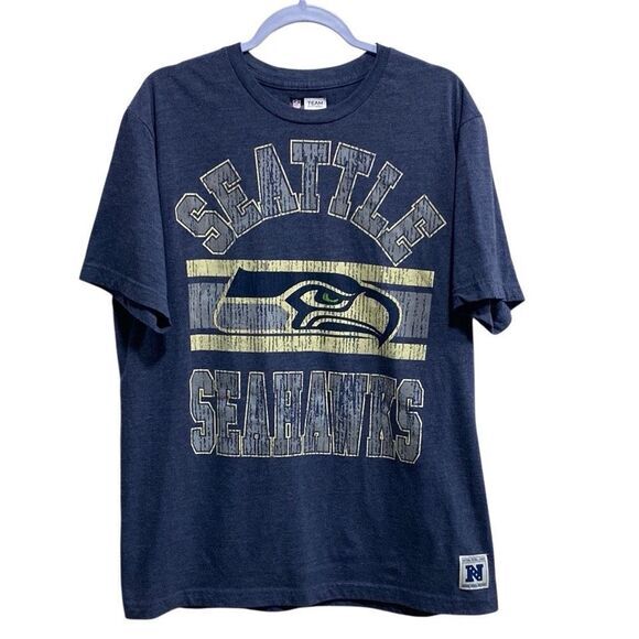 Seattle‎ Seahawks NFL Team Apparel Blue Graphic Tee XL - Picture 1 of 10